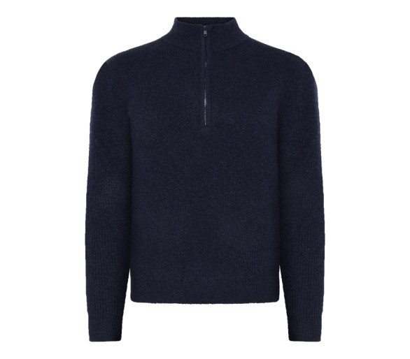 GRUNT : Pull met halve rits