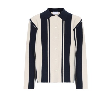 GRUNT : Gebreide cardigan met kraag