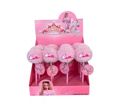 Camille Balpen met pompon Roze