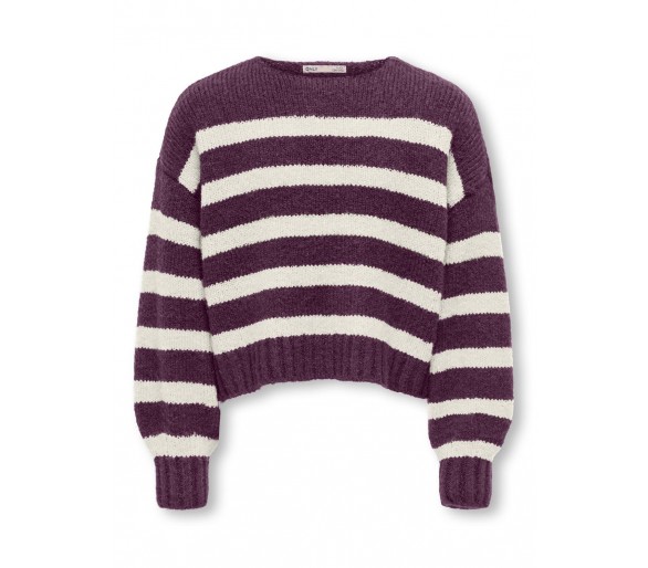 KIDS ONLY : Pull doux à rayures