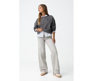 TIFFOSI : Jean taille haute, jambe large