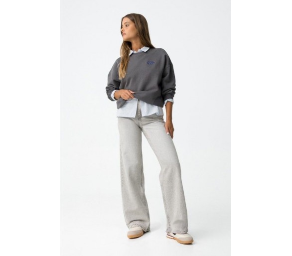 TIFFOSI : Jean taille haute, jambe large