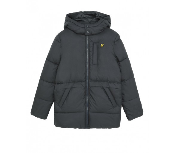 LYLE & SCOTT : Manteau d'hiver uni avec logo