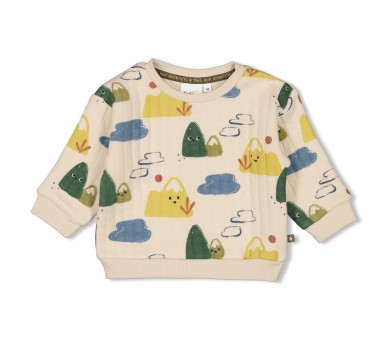 FEETJE : Sweater AOP - Mountain