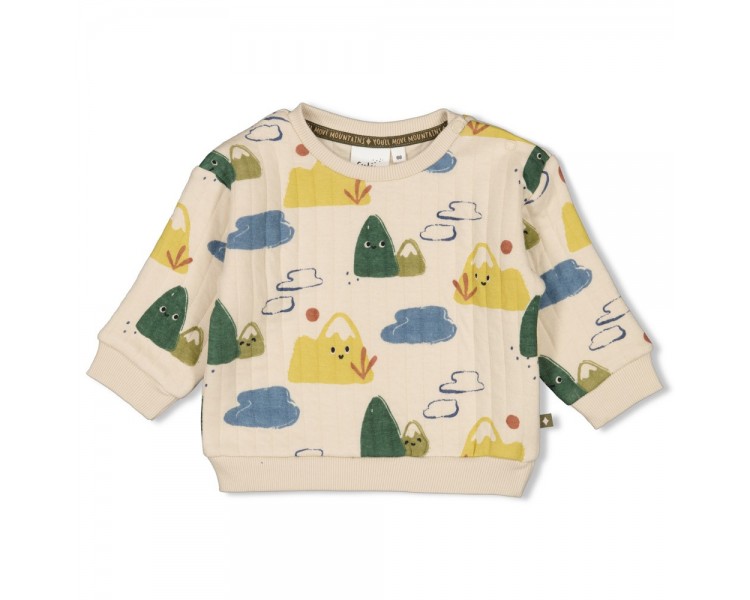FEETJE : Sweater AOP - Mountain