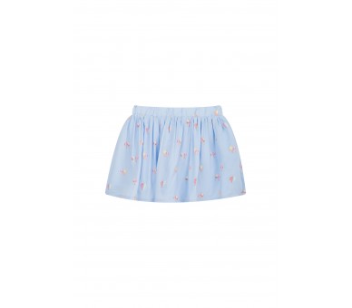 SOMEONE: Bird print skirt