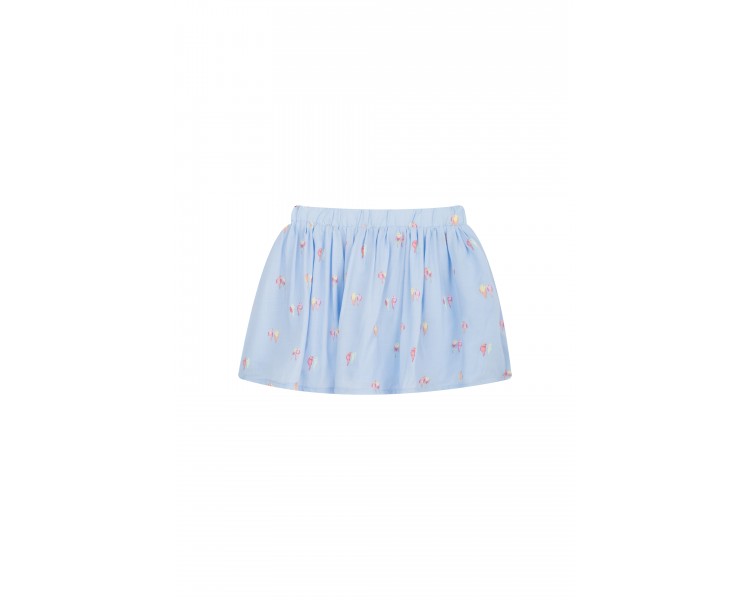 SOMEONE: Bird print skirt
