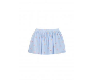 SOMEONE: Bird print skirt