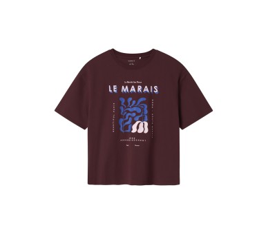 NAME IT : Cropped t-shirt met print