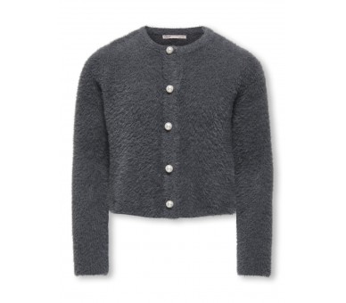 KIDS ONLY : Cardigan doux avec boutons en perles