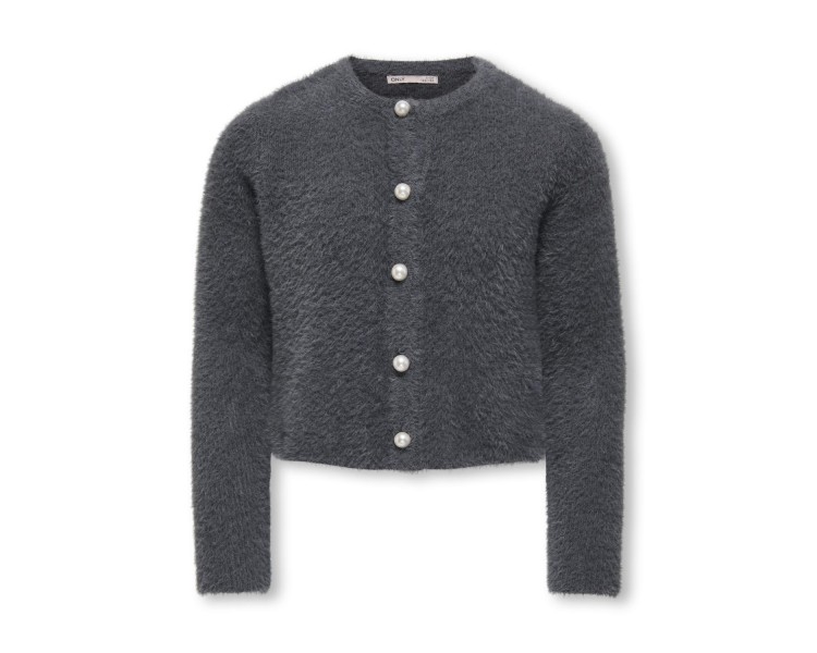 KIDS ONLY : Cardigan doux avec boutons en perles