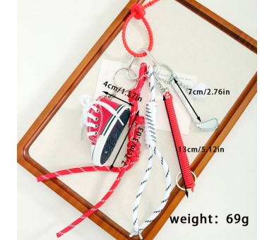 Sportieve sleutel/tas hanger