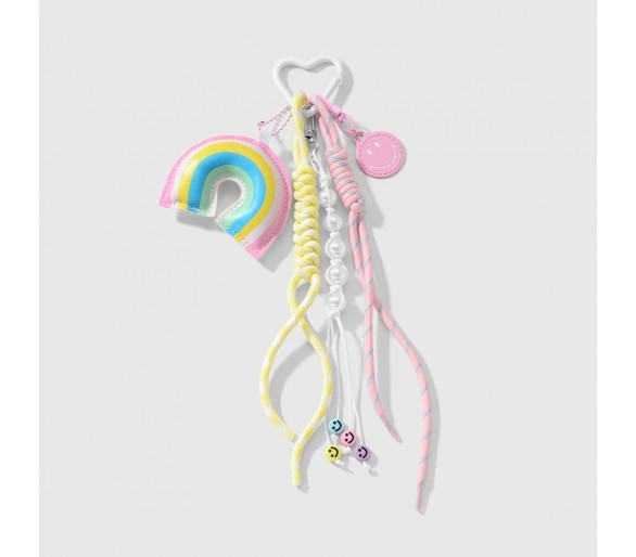 porte-clés met regenboogkleuren