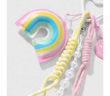 porte-clés met regenboogkleuren
