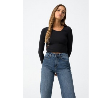 TIFFOSI : Superslank zwart T-shirt