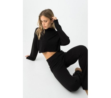 TIFFOSI : Relaxed fit geribbeld T-shirt