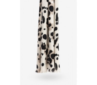 TIFFOSI : Écharpe brossée à imprimé léopard