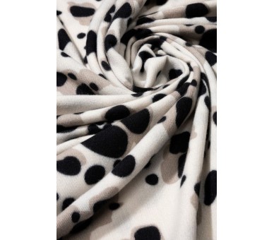 TIFFOSI : Écharpe brossée à imprimé léopard