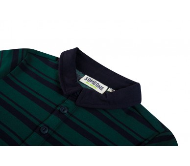 SOMEONE : Long sleeve polo