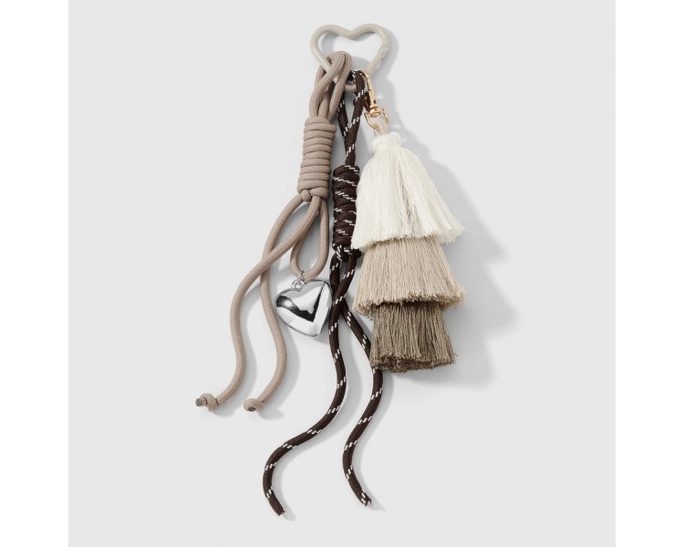 Porte-clés ou bijou de sac avec pompon