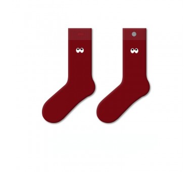 Leuke sokken met cartoonborduursel