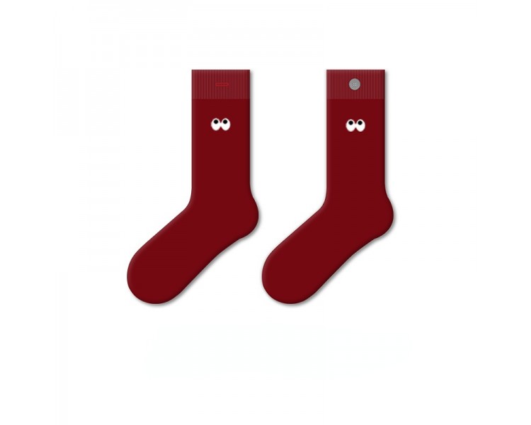 Leuke sokken met cartoonborduursel