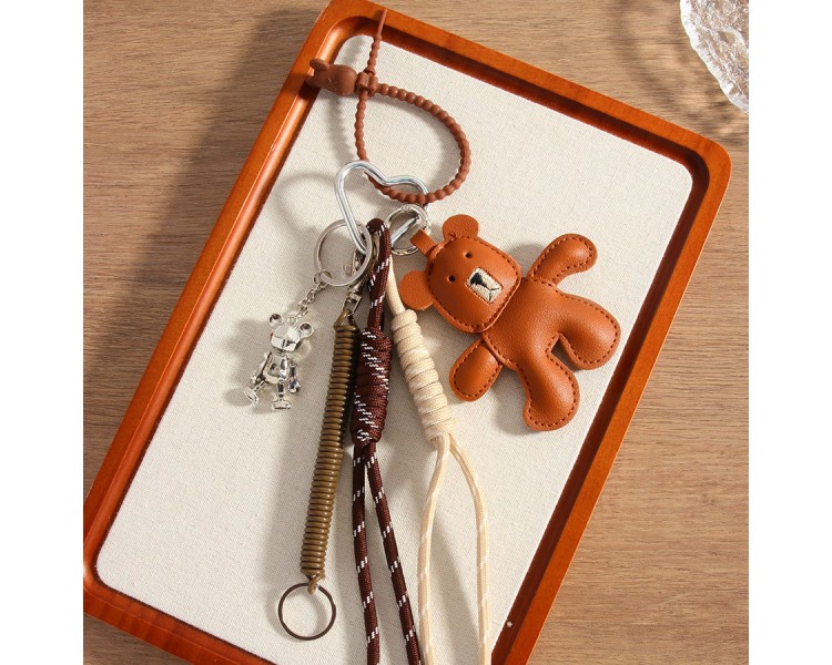 Keyring/bag charm with bear