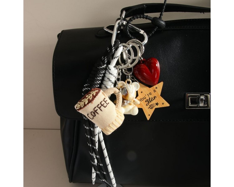 Geschenk Sleutelhanger, 2 Stuks Klaverblaadje Sleutelhangers Geluksbrenger Doorzettingsvermogen Geschenk Sleutelhanger, 2 Stuks Klaverblaadje Sleutelhangers Geluksbrenger Doorzettingsvermogen