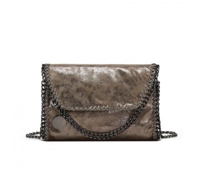 Sac bandoulière luxueux en daim
