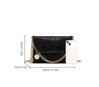 Luxurious suede crossbody bag