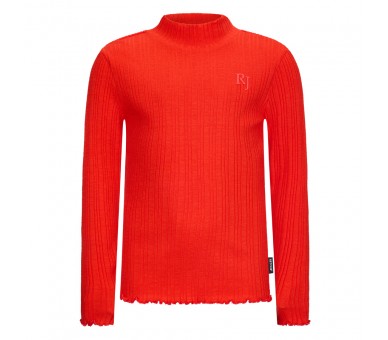 RETOUR : T-shirt lm met fijne structuurstreep