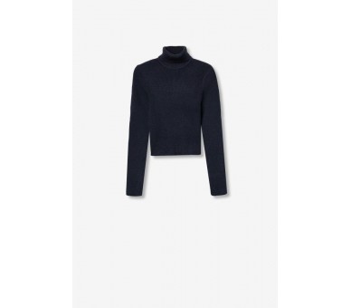 TIFFOSI : Pull col roulé en fines côtes