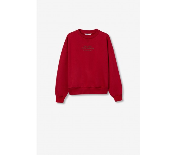 TIFFOSI : Sweat-shirt oversize avec imprimé en relief