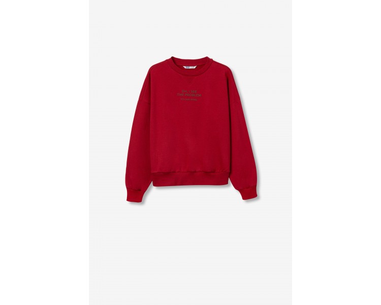 TIFFOSI : Sweat-shirt oversize avec imprimé en relief