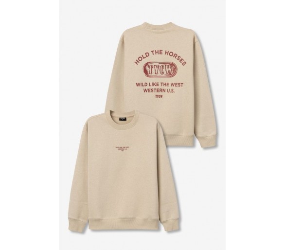 TIFFOSI : Sweat-shirt coupe classique à col rond