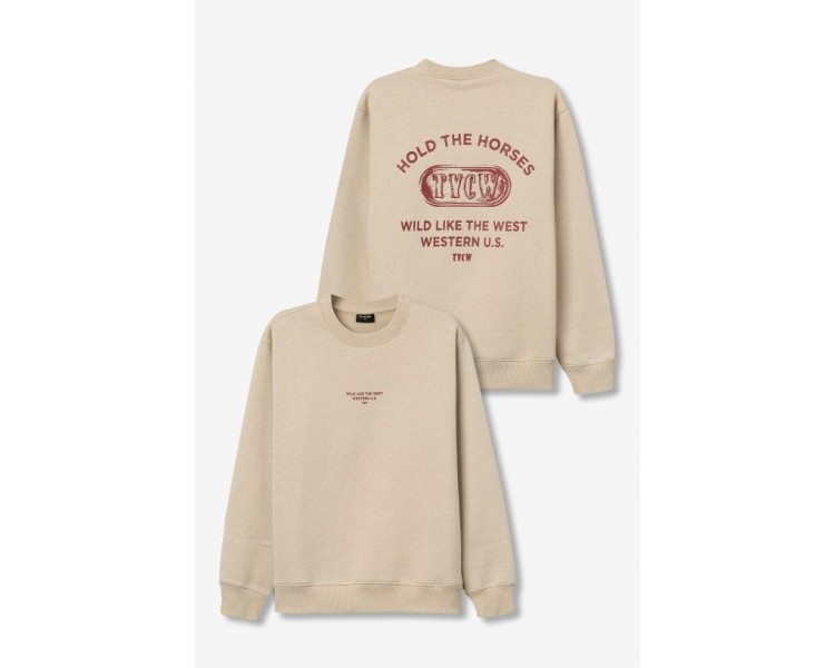 TIFFOSI : Regular fit sweatshirt with round neck