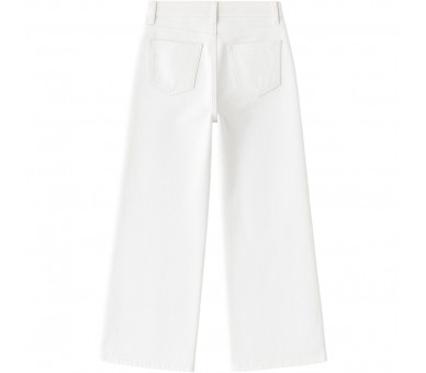 GRUNT: Low-rise White jeans