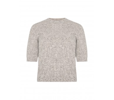 GRUNT: Thin knitted sweater with short sleeves