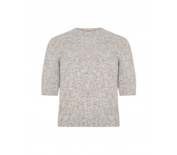 GRUNT: Thin knitted sweater with short sleeves