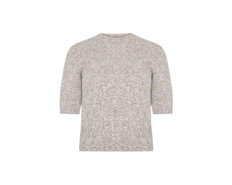 GRUNT: Thin knitted sweater with short sleeves