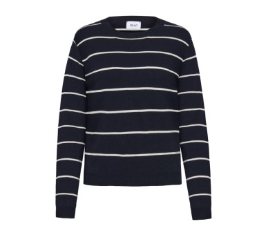 GRUNT : Dun gebreide pull met strepen