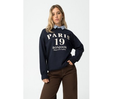 TIFFOSI : Relaxte sweater met ronde hals