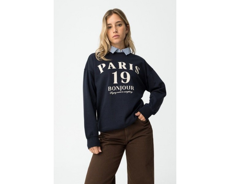 TIFFOSI : Relaxte sweater met ronde hals