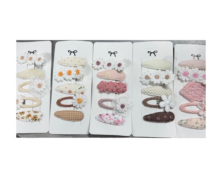 Schattige haarspeldjes 5 stuks