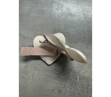 Haarspeldje met velouren hart