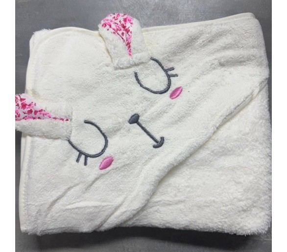 Serviette de bain à capuche