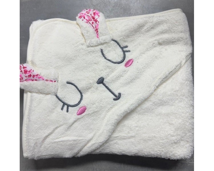 Serviette de bain à capuche