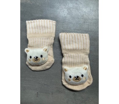 Chaussettes super mignonnes avec un ours