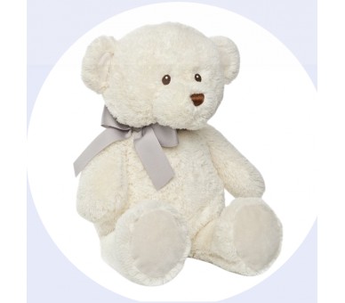 Super cute light creamy bear of 23 cm