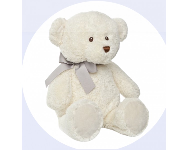 Super cute light creamy bear of 23 cm